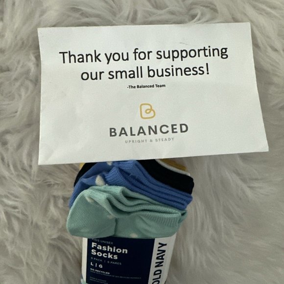 Old Navy girls Polka Dot Print Ankle Socks 6 pack L 3-5 YR Go-Recyle Multi colo - Picture 6 of 6